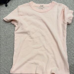 Brandy Melville Light Pink Short Sleeve Tee